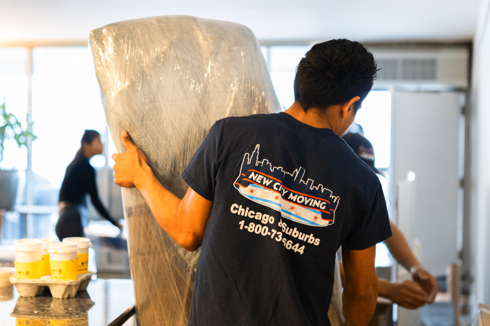 New city moving, moving apartments.